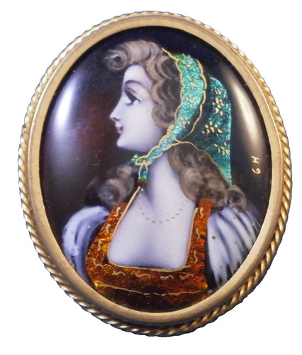 Antique 19thc limoges enamel - 19thc,