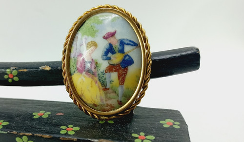 Hand painted porcelain - painted, limoges