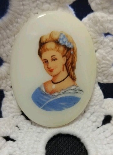 Vtg estate limoge cabochon - vtg,