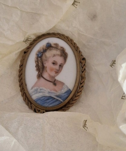Antique french limoges cameo - antique,