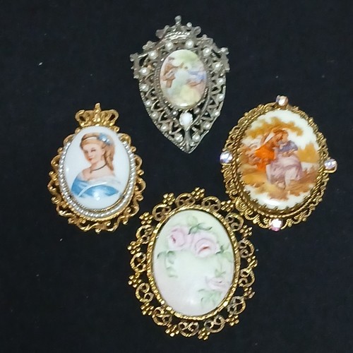 Vintage pendant brooch - brooch, lot