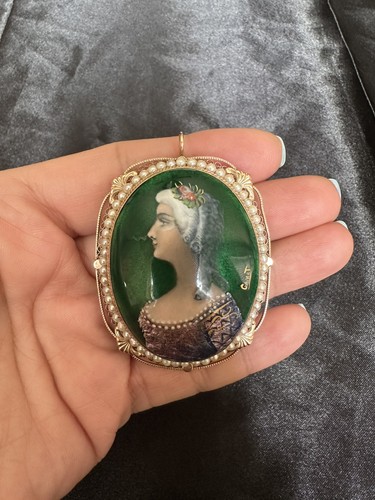Antique signed gamet limoges - antique,