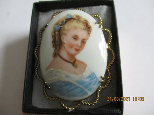 Vintage limoges brooch pin - vintage,