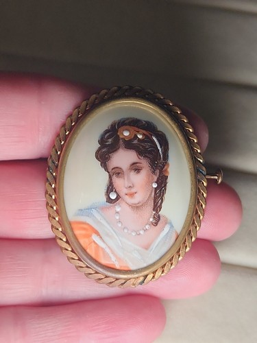 Vtg limoges france portrait - limoges,